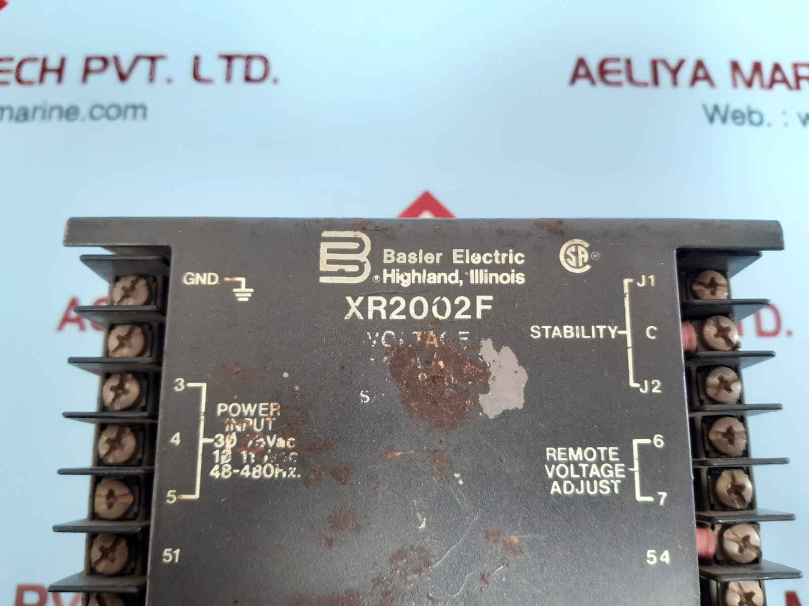 Basler xr2002f voltage regulator