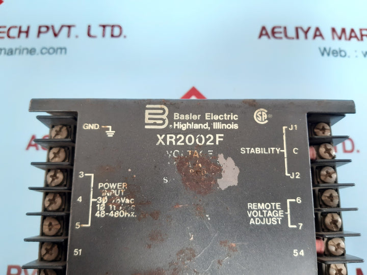 Basler xr2002f voltage regulator