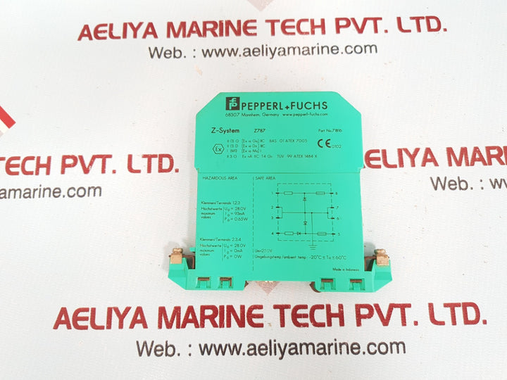 Pepperl+Fuchs Z- System Z787 Safe Snap Barrier Module71816