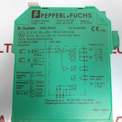 Pepperl+fuchs kfd2-sh-ex1 switch amplifier 46903s