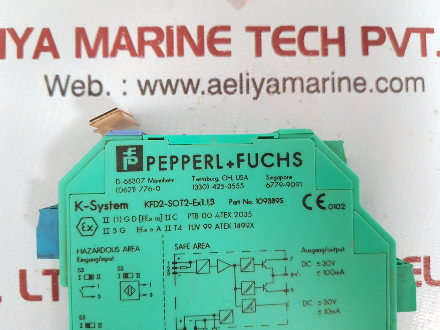 Pepperl+fuchs kfd2-sot2-ex1.lb isolated barrier 