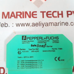 Pepperl+fuchs z967 safe snap barrier 71860 z-series