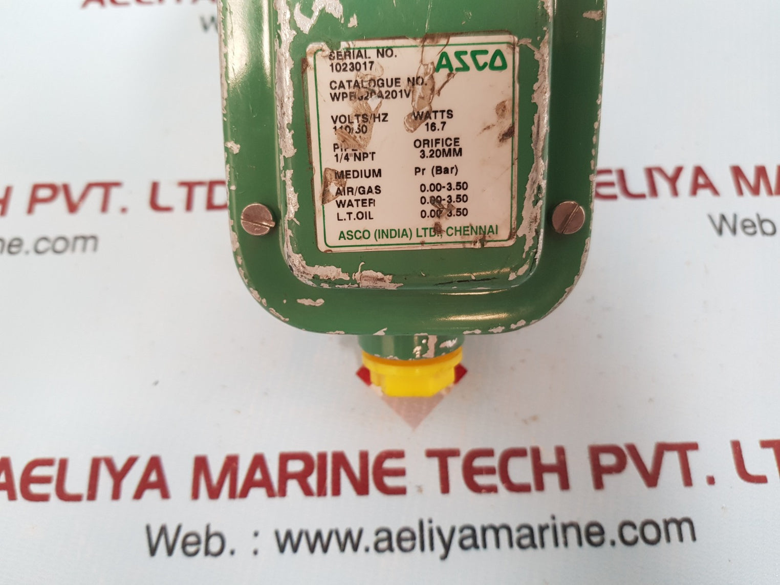 Asco wpb320a201v solenoid valve 