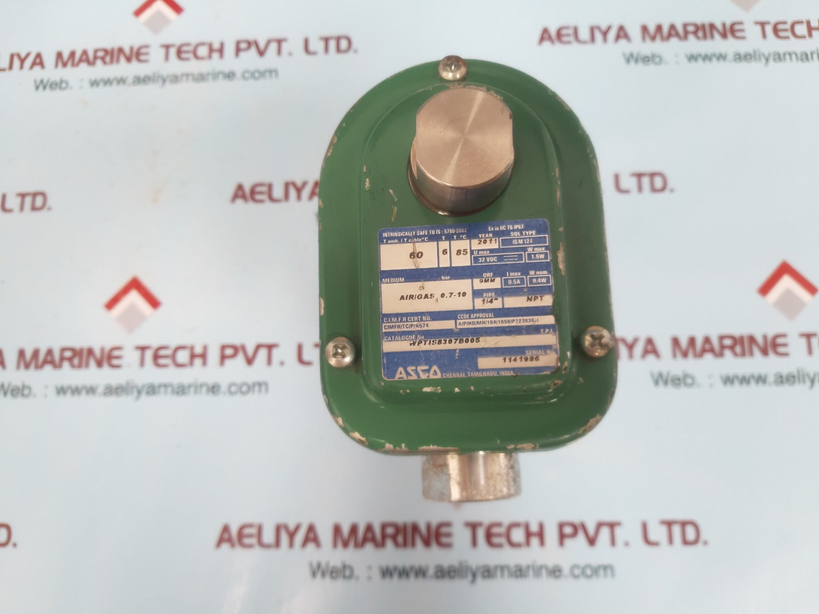 Asco is-m 12-1 solenoid valve wptis8307b005