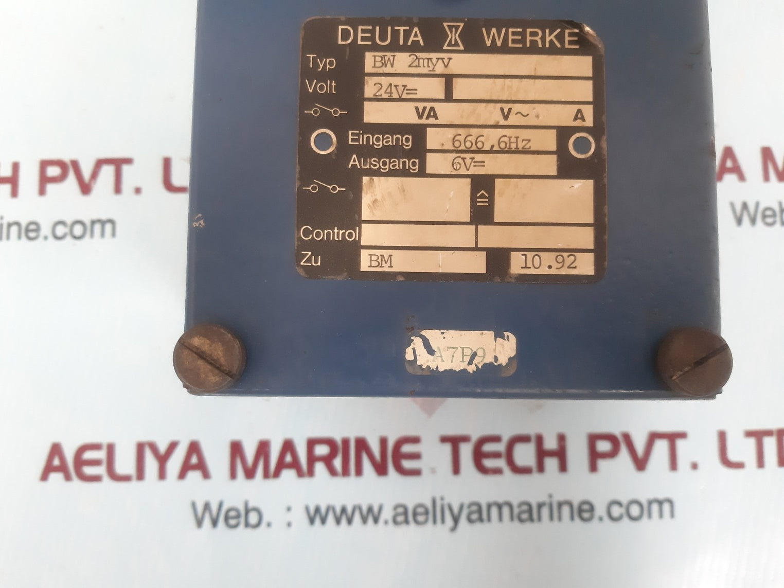 Deuta werke bw 2myv potentiometer 