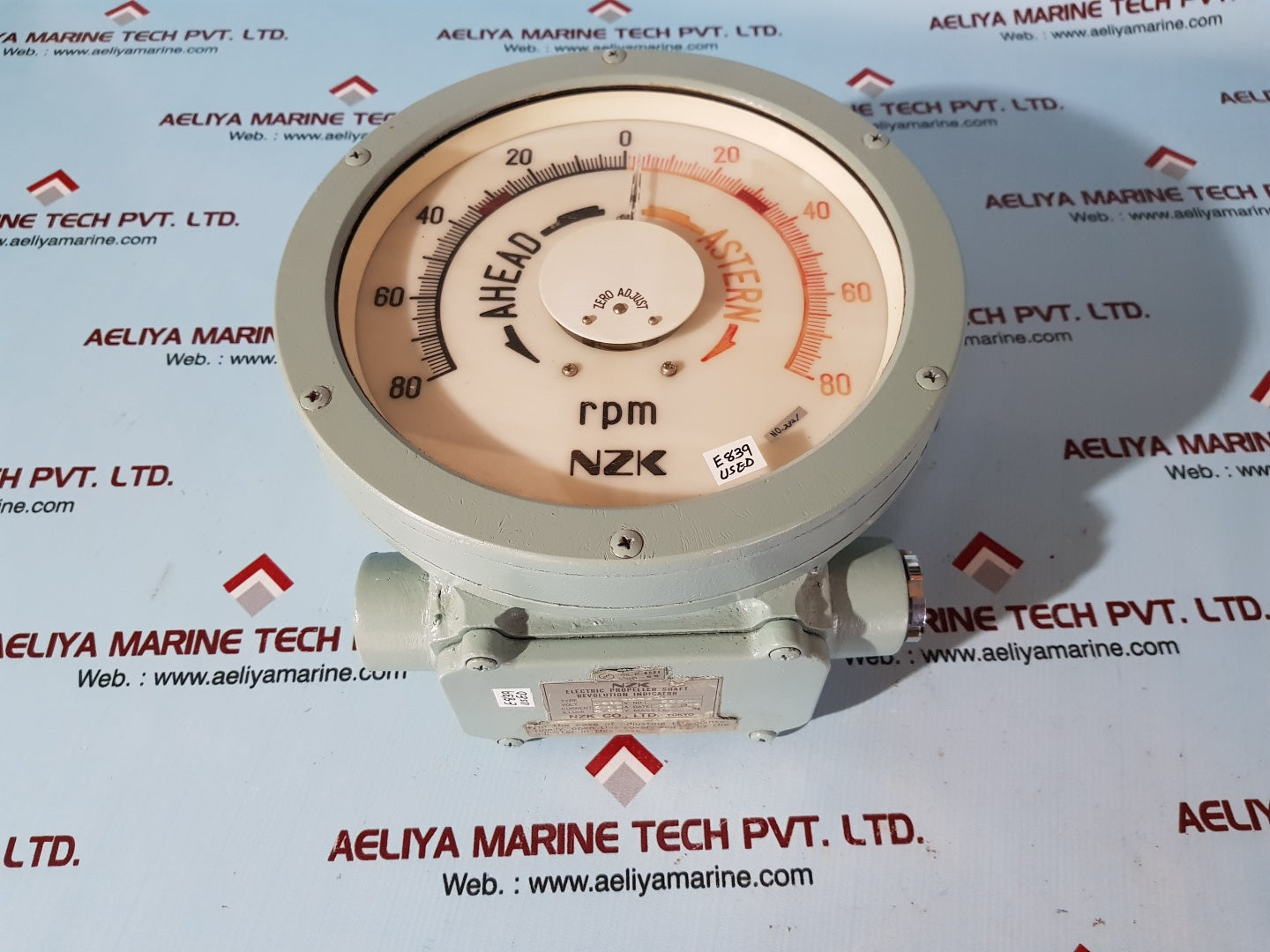 Nzk sd-200 electric propeller shaft revolution indicator 0-80 rpm 