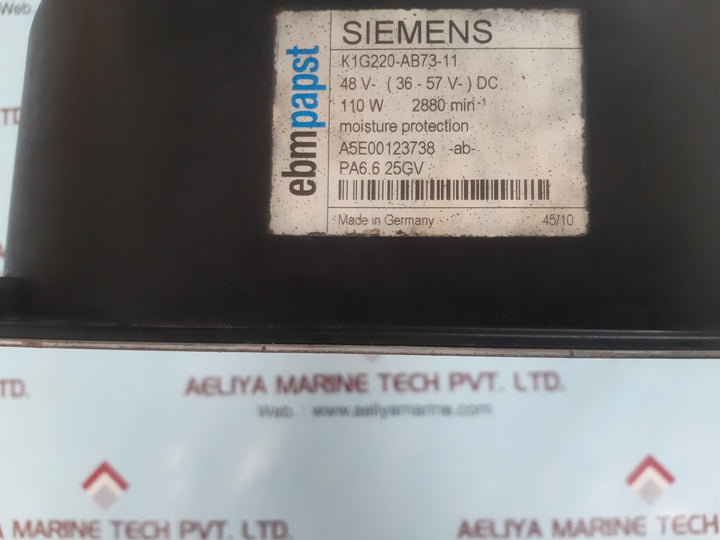 Siemens k1g220-ab73-11 inverter fan 