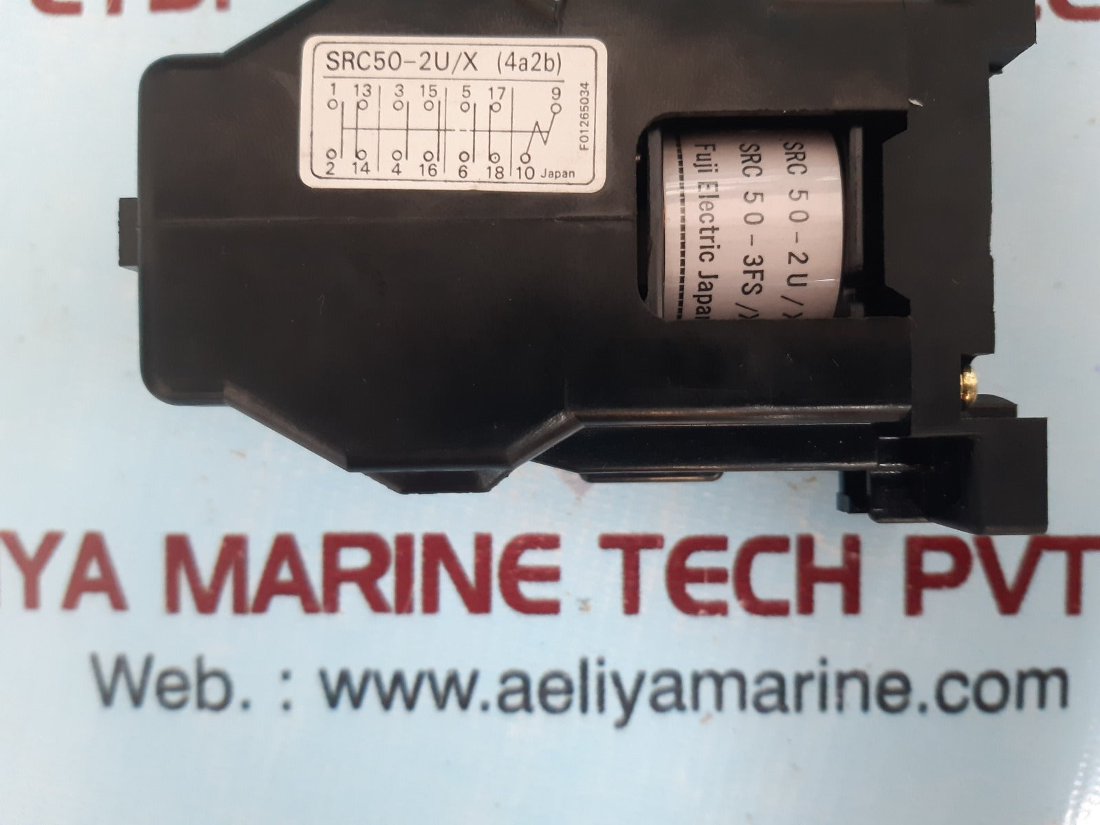 Fuji electric src50-2u/x (4a2b) auxiliary relay 380-400/400-440 v 50/60hz coil