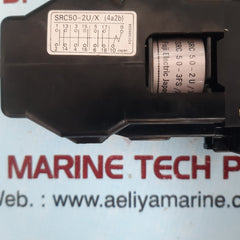 Fuji electric src50-2u/x (4a2b) auxiliary relay 380-400/400-440 v 50/60hz coil