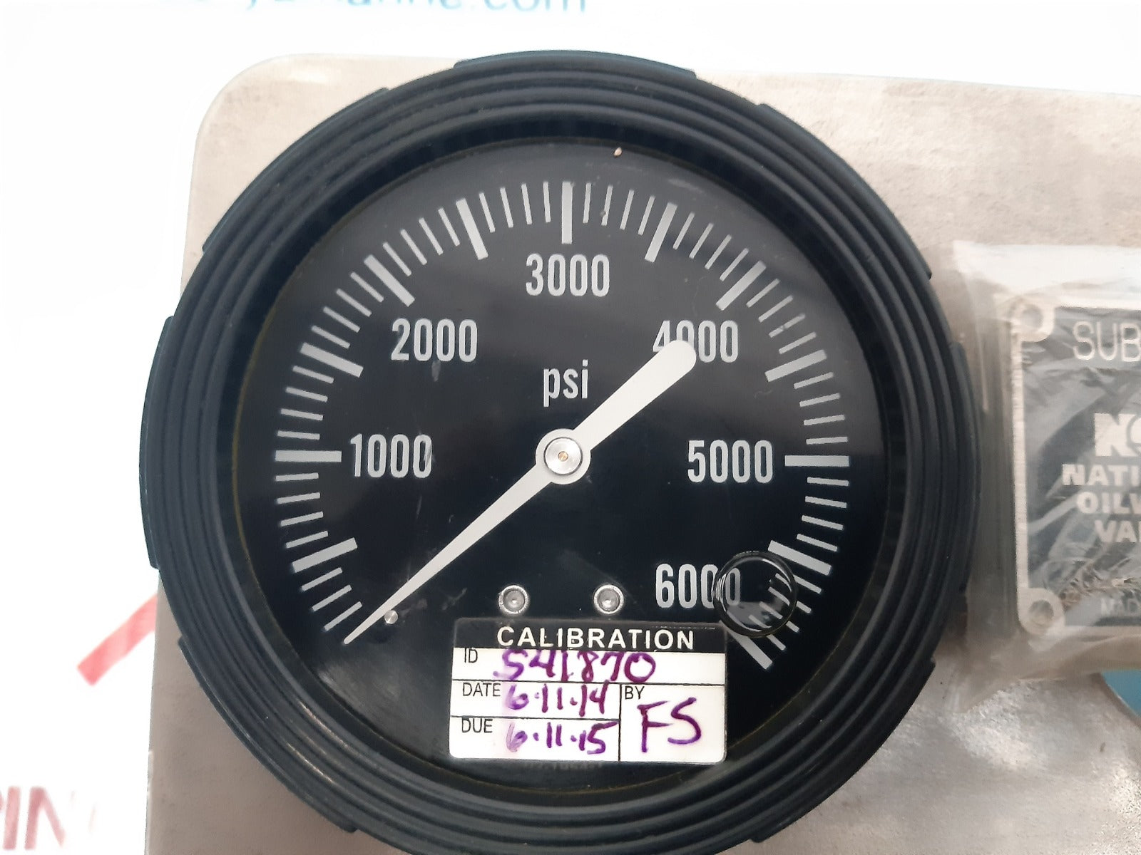 Viton kem-x/subz-11 socket saver pressure gauge 