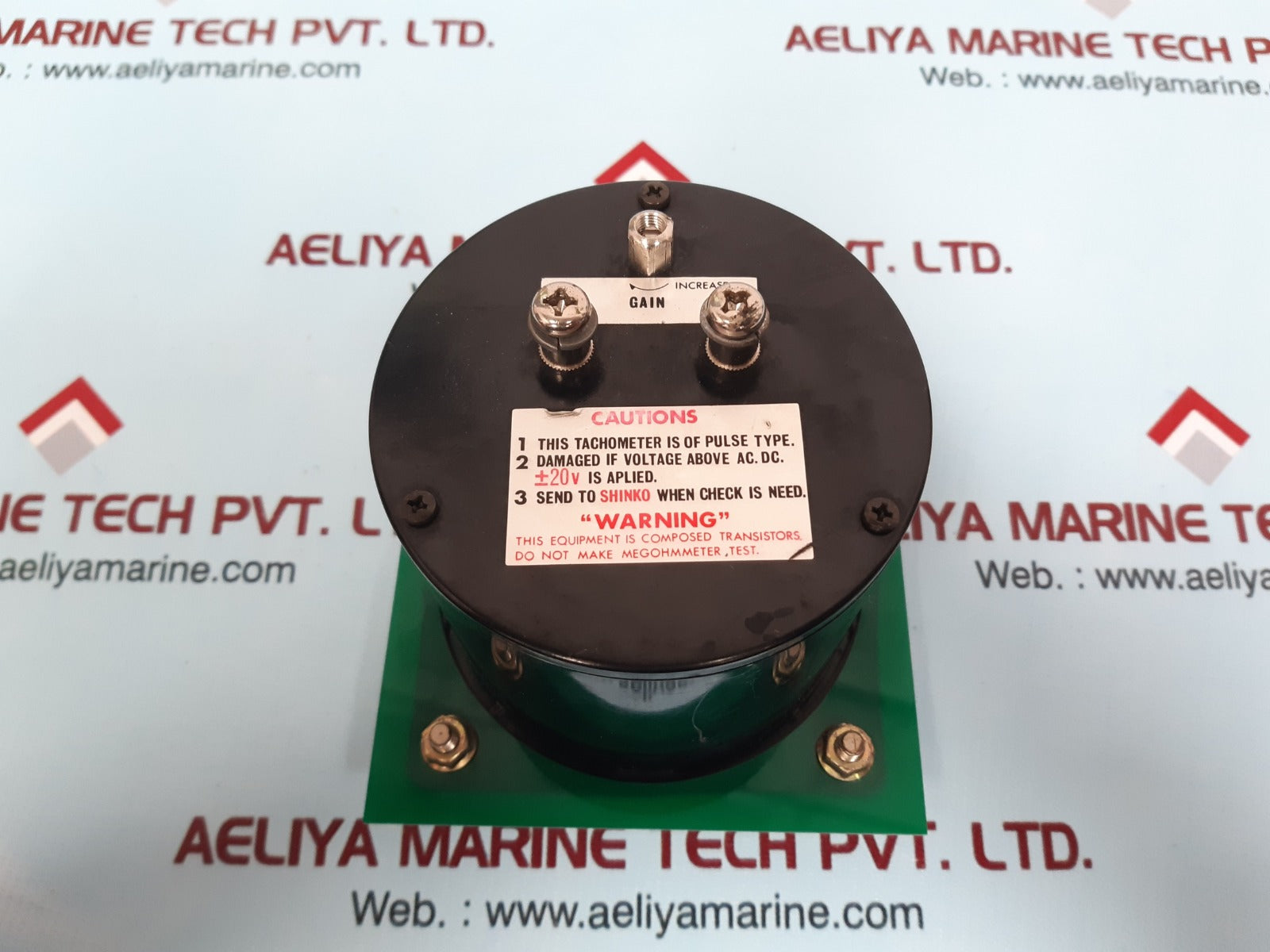 Toyo keiki dvf-11 rpm meter 0-25 rpm