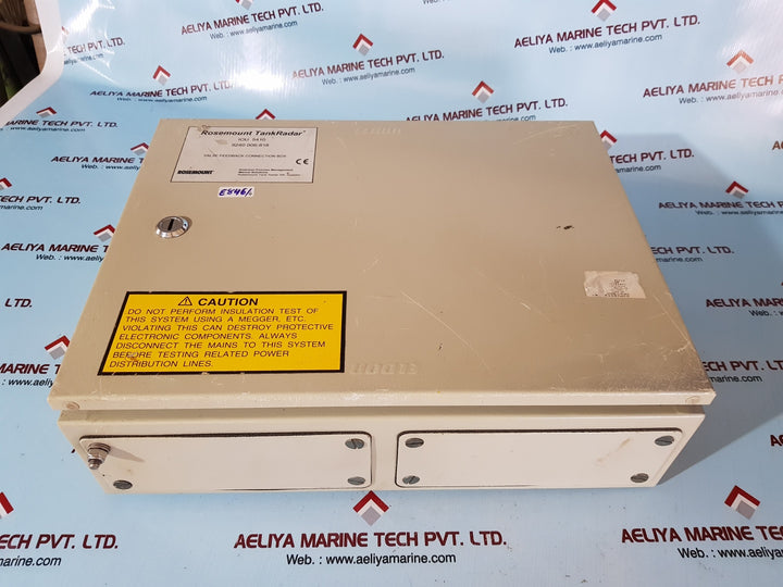 Rosemount tankradar iou 5410 valve feedback connection box 9240 006-818 