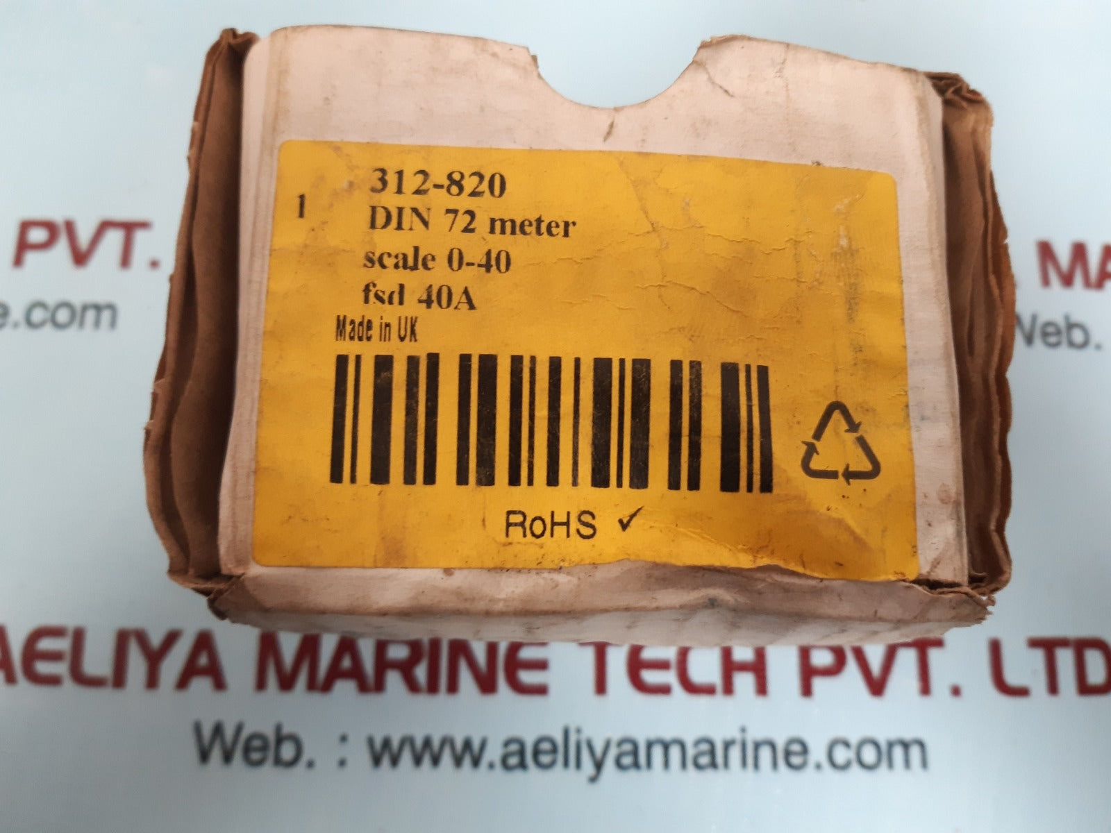 Rs components 312-820 din 72 meter