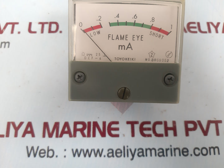 Toyo keiki flame eye meter brg9052