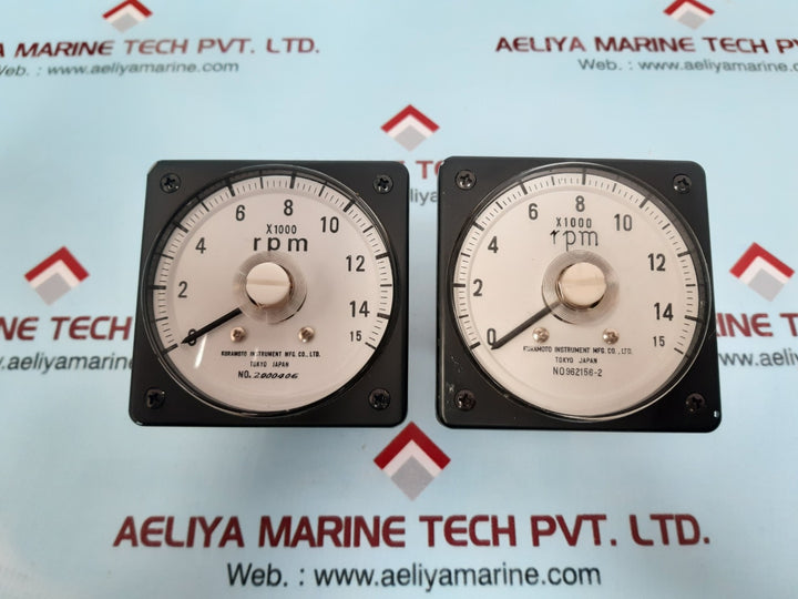 Kuramoto instrument x1000 rpm meter 2000406
