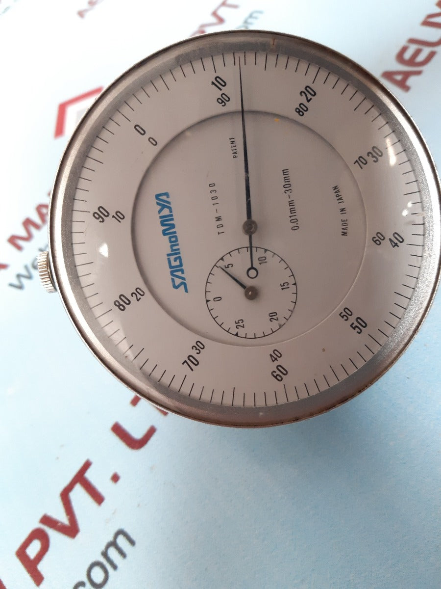 Saginomiya tdm-1030 dial gauge 0.01mm-30mm