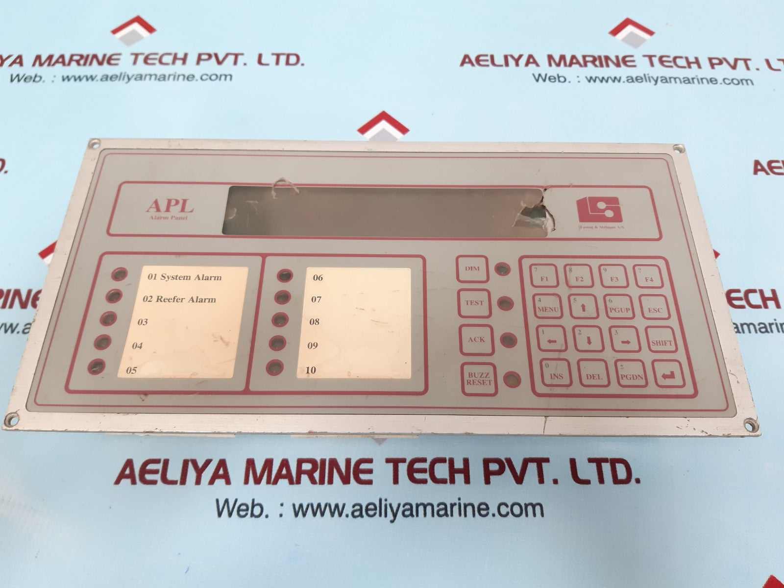 Lanng & stelman alarm panel 1284-002