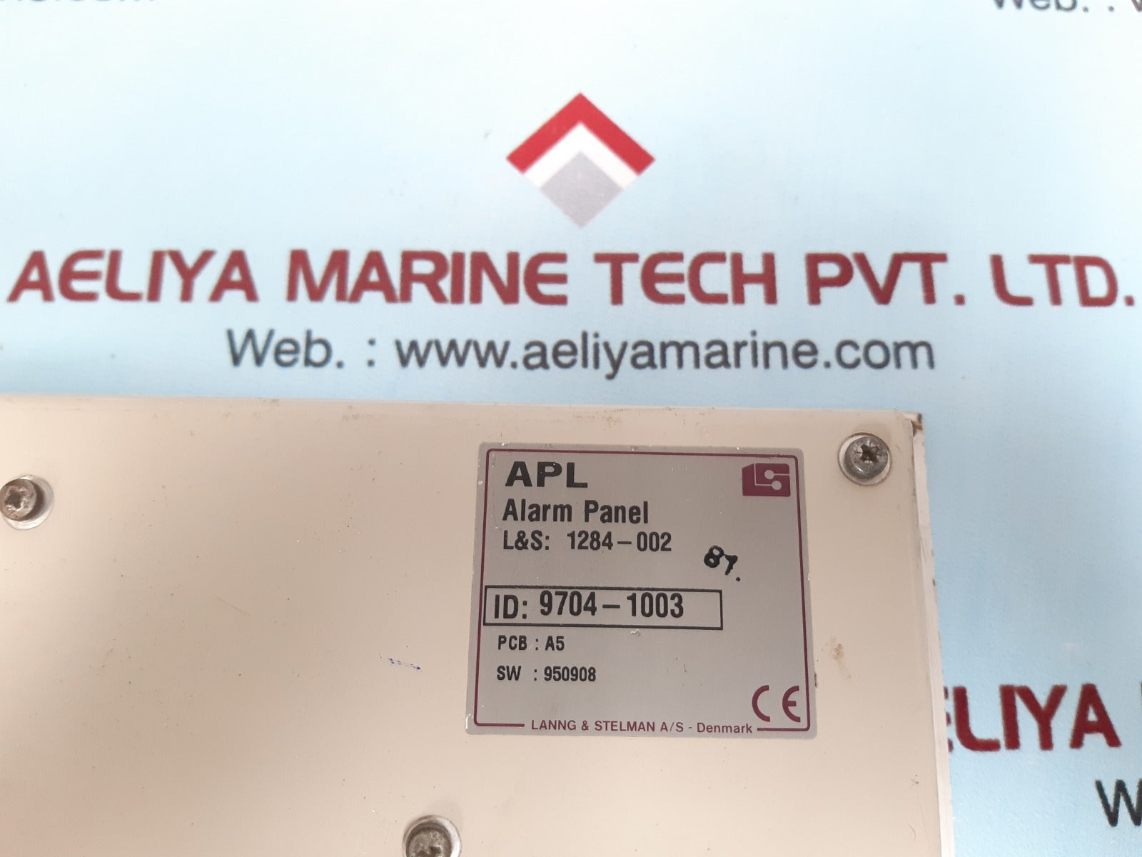 Lanng & stelman alarm panel 1284-002