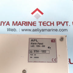 Lanng & stelman alarm panel 1284-002