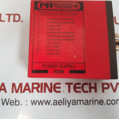Pr electronics 2239 power supply 2239 a1