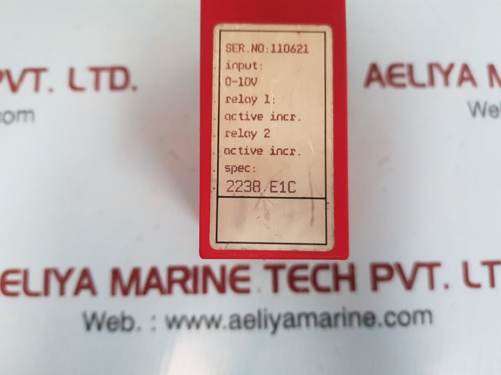 Pr electronics 2238 limit switch