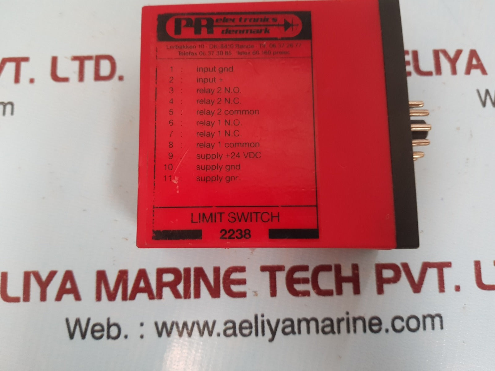 Pr electronics 2238 limit switch