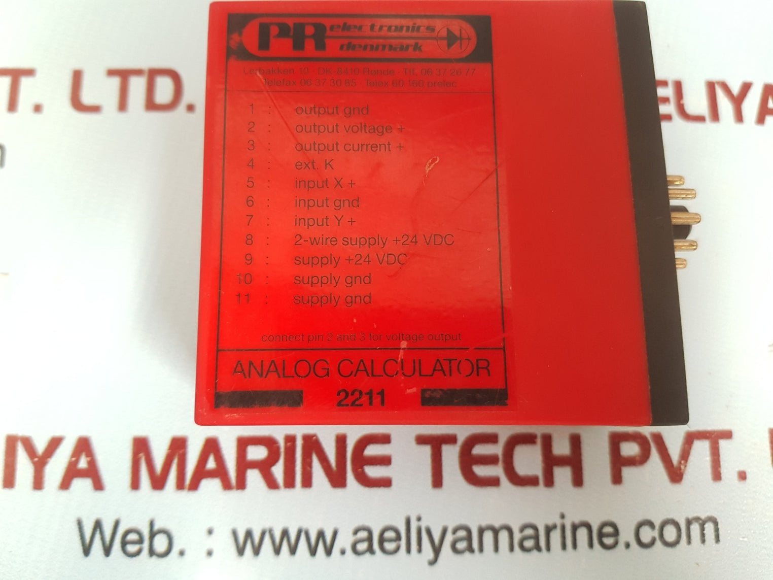 Pr electronics 2211 analog calculator