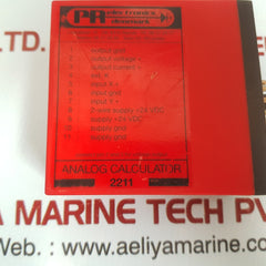 Pr electronics 2211 analog calculator