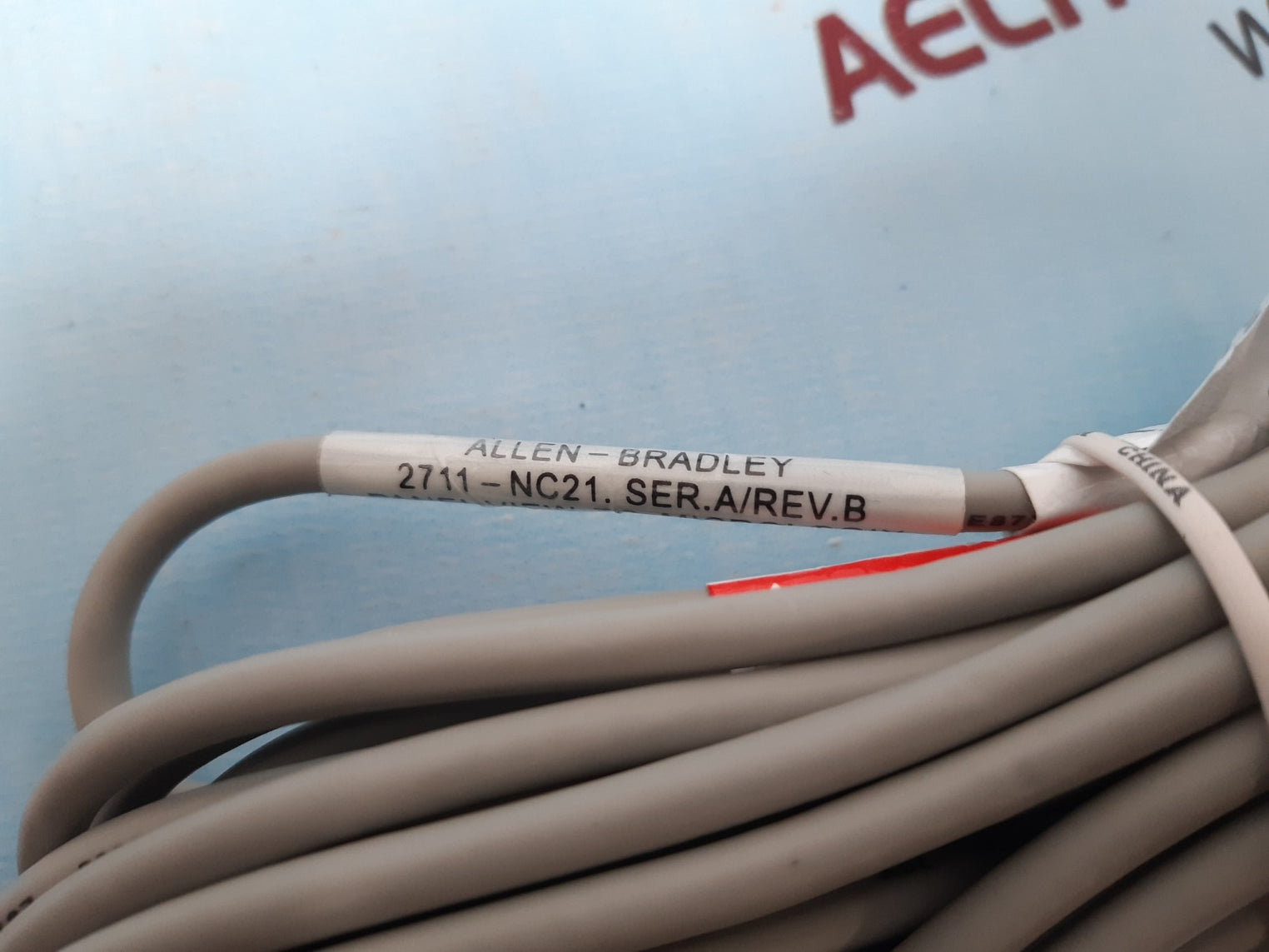 Allen-bradley 2711-nc21.ser.a/rev.b panel view to micrologix comms.cable