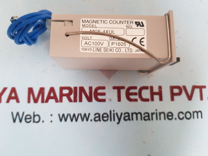 Line seiki mcf-4xul magnetic counter