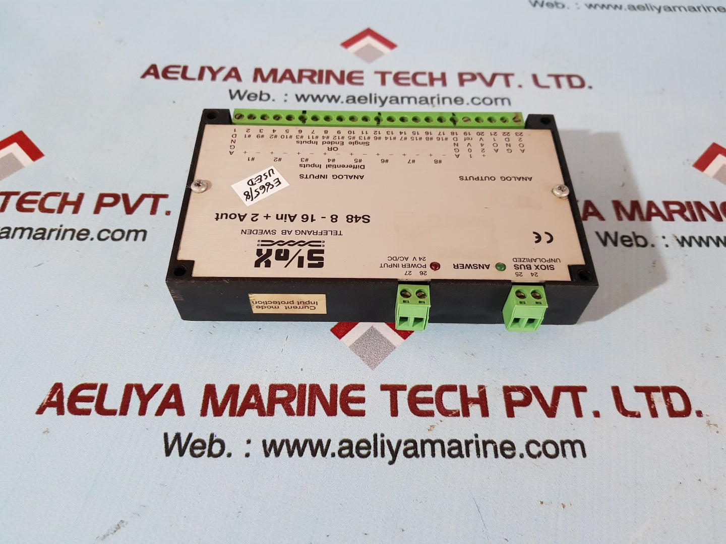Siox s48 8-16 ain+2 aout analog input output module