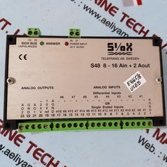 Siox s48 8-16 ain+2 aout analog input output module