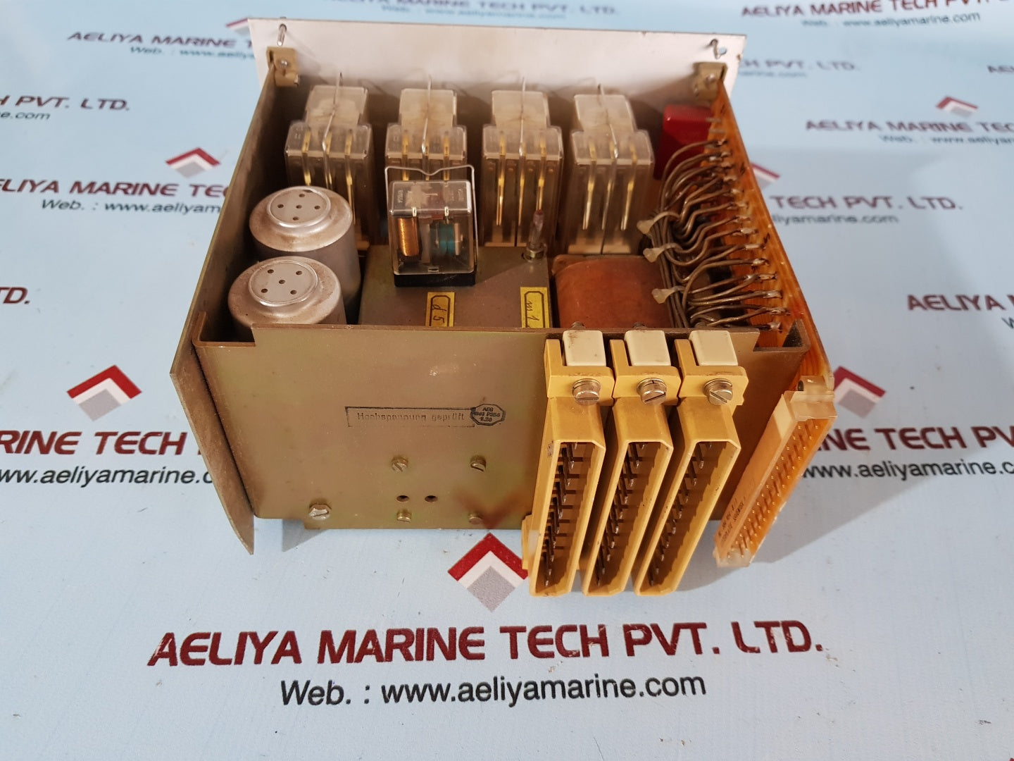 Aeg gsk 6.60 alternator and ship's mains protection unit