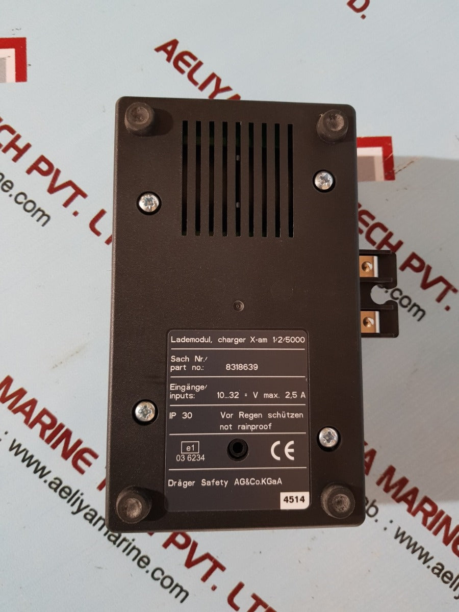 Drager x-am 1/2/5000 gas detector charger unit