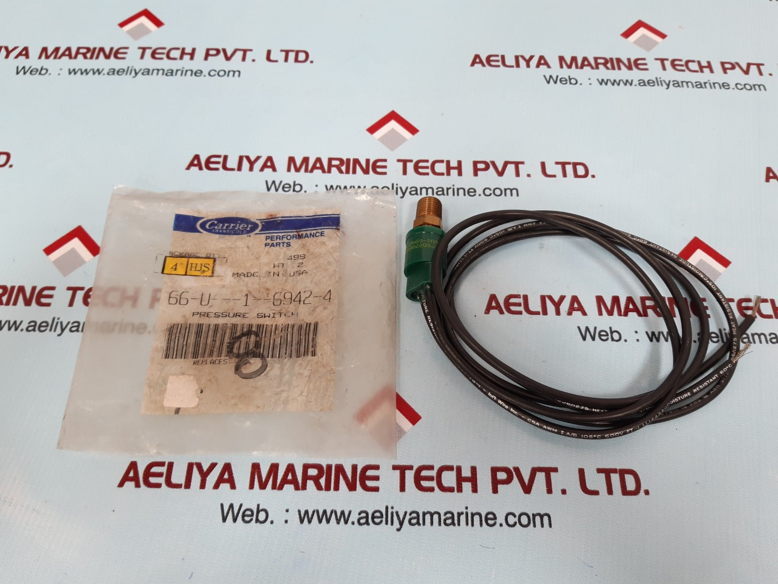 Carrier 66ui-6942-4 pressure switch