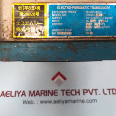Smc it600-010-x32 electro-pneumatic transducer