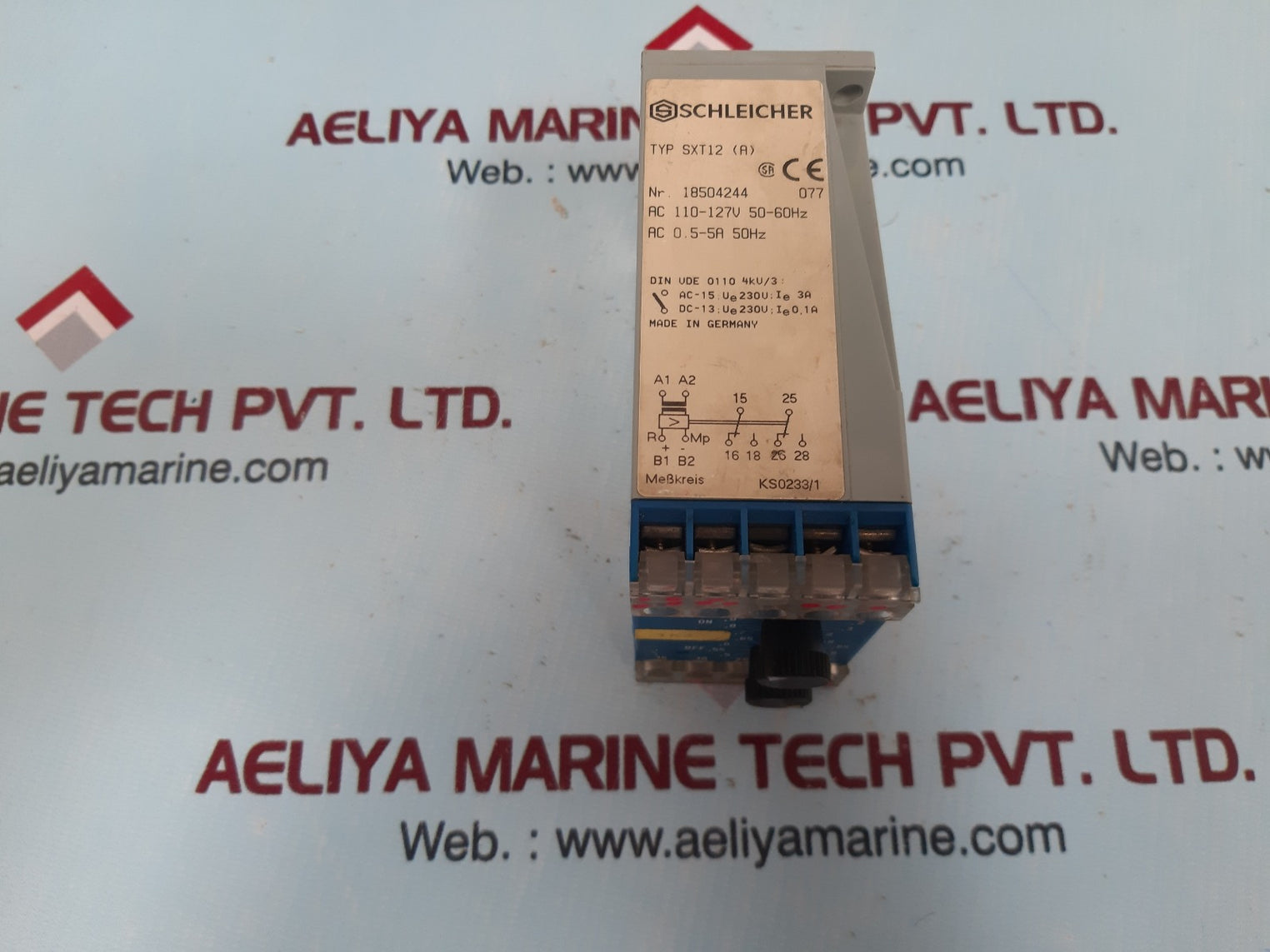 Schleicher sxt12 (a) relay timer 