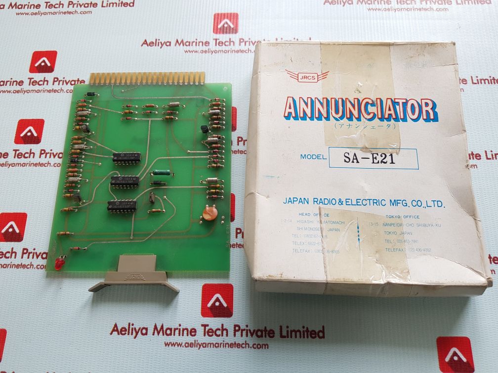 Jrcs sa-e21 annunciator pcb card new