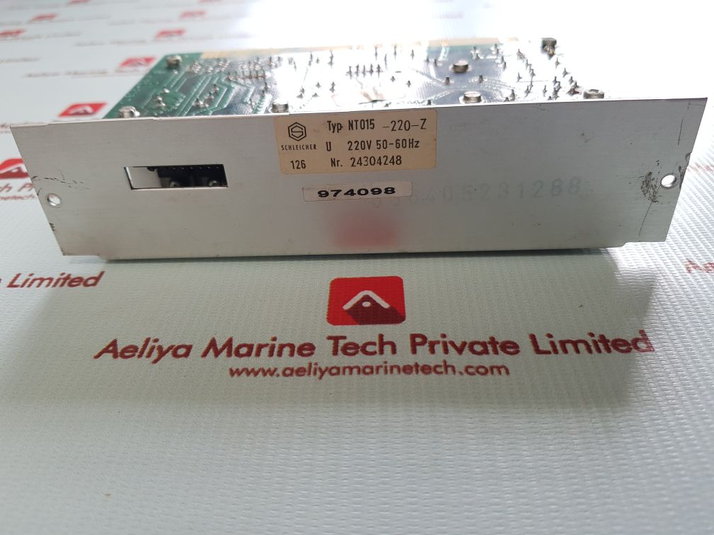 Schleicher nt015-220-z obsolete power supply