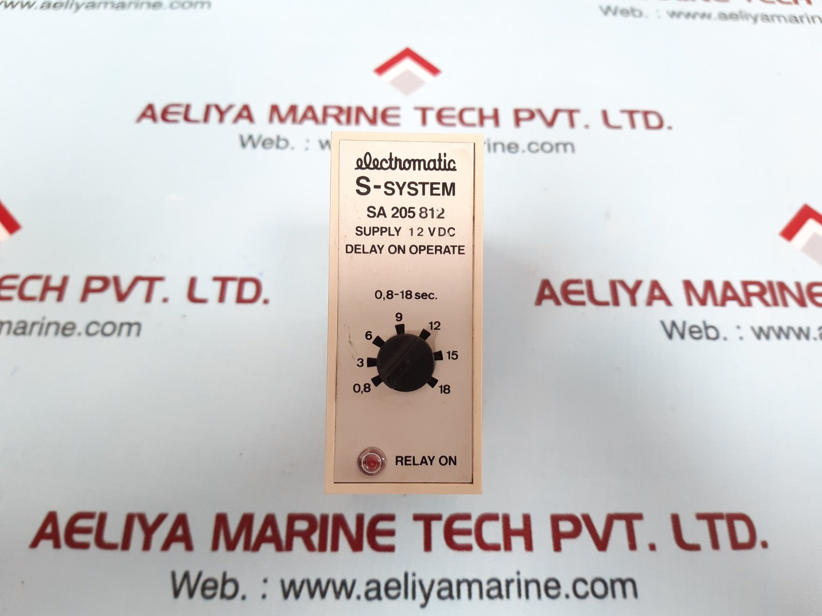 Electromatic S-system Sa 205 812 Time Delay Relay 12 Vdc