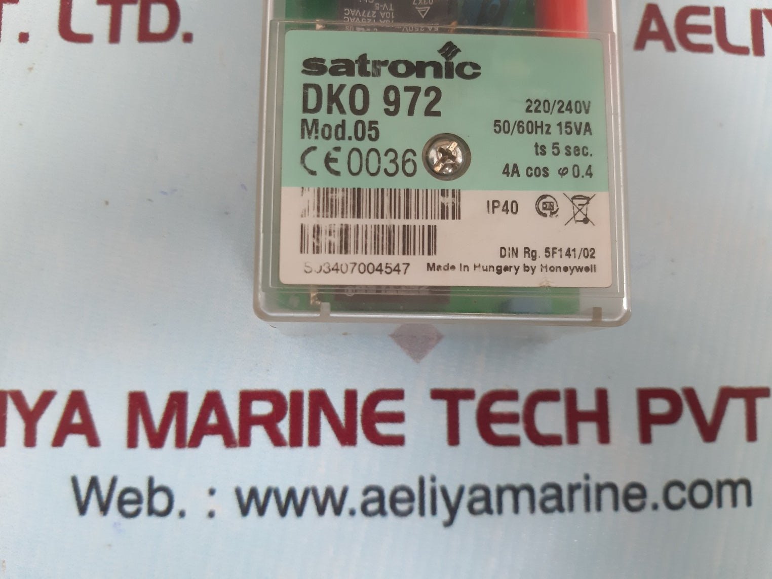 Satronic dk0 972 control box 