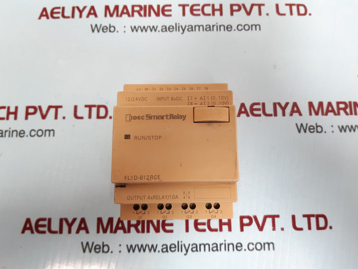 Idec Fl1D-b12Rce Smart Relay 12/24Vdc Input 8Xdc