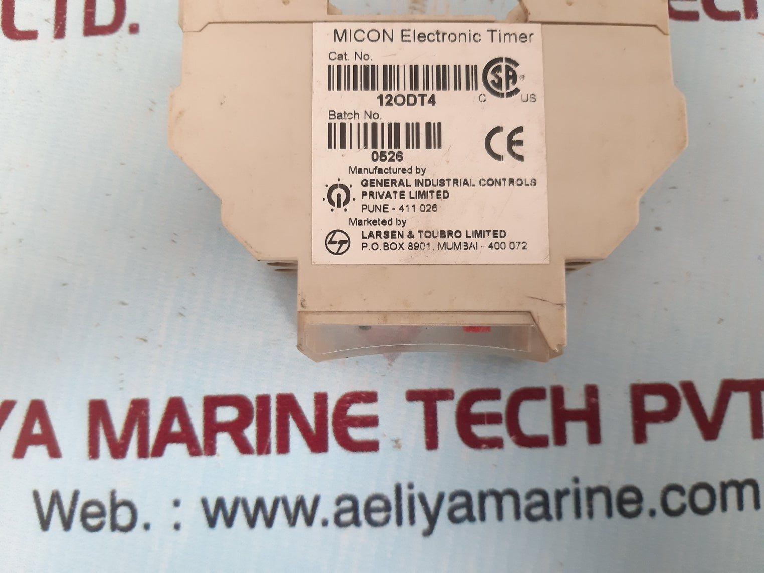 Gic 12odt4 micon electronic timer