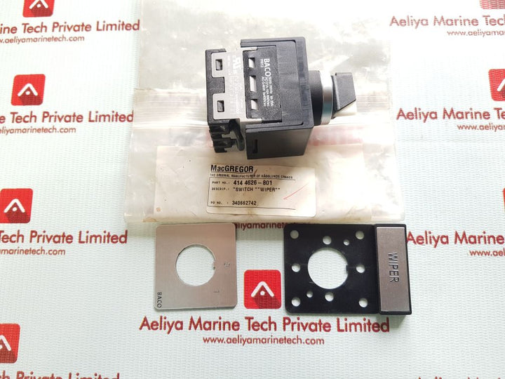 Baco pr12 cam switch