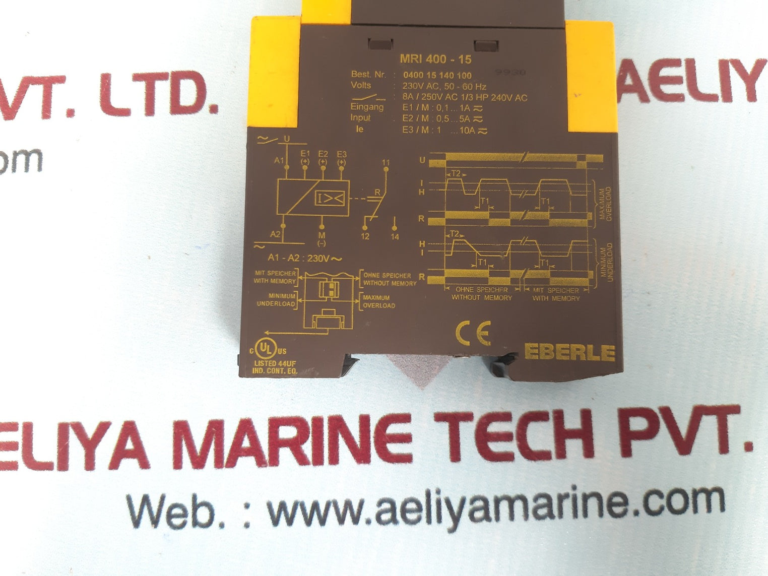 Eberle mri 400-15 multifunction relay
