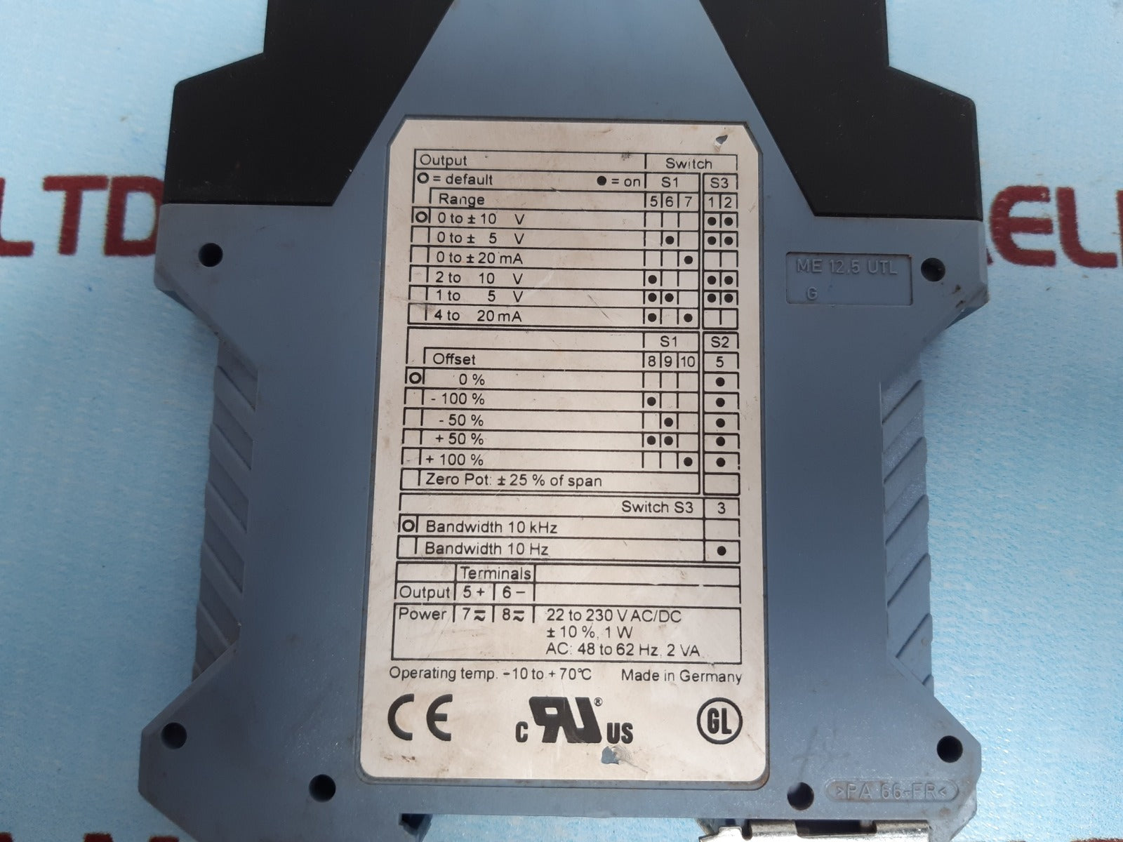 Knick p 27000 h1 dc-isolation amplifier