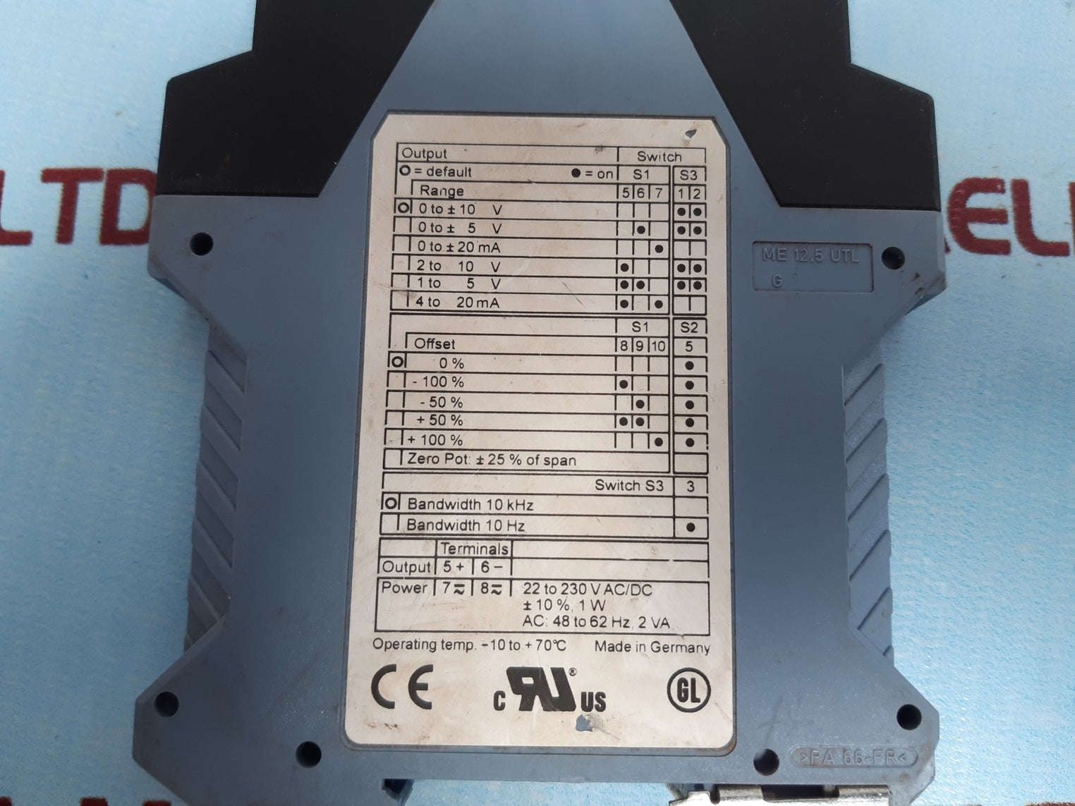 Knick p 27000 h1 dc-isolation amplifier