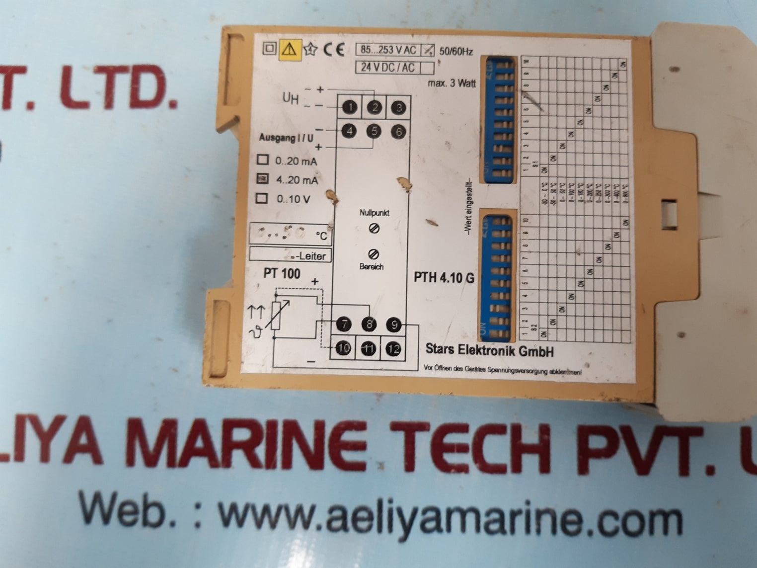 Stars elektronik pth 4.10 temperature transmitter 