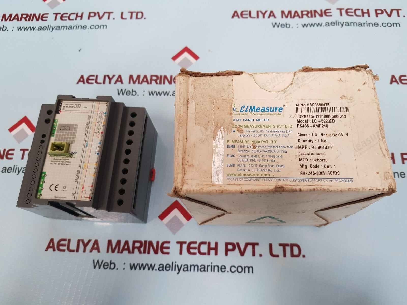 Elmeasure Lg+5220Ed Digital Panel Meter Rs485+Amf240