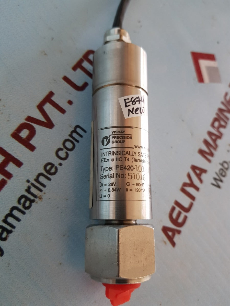 Vishay pe420-101-0350p intrinsically safe pressure transducer